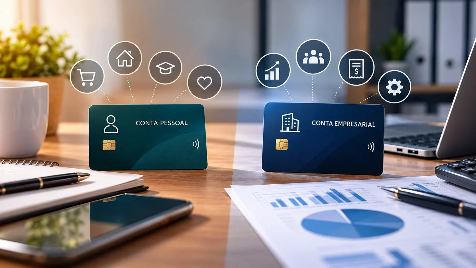 Por que separar as contas pessoais e empresariais é essencial para o seu negócio
